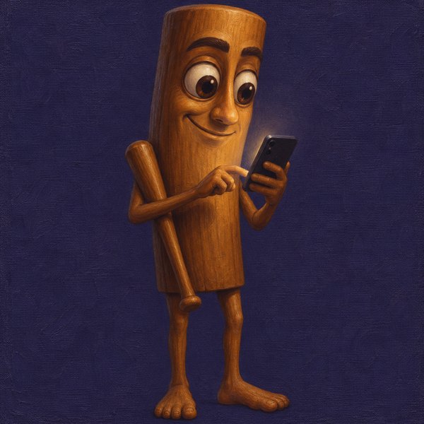 Tung checking a phone